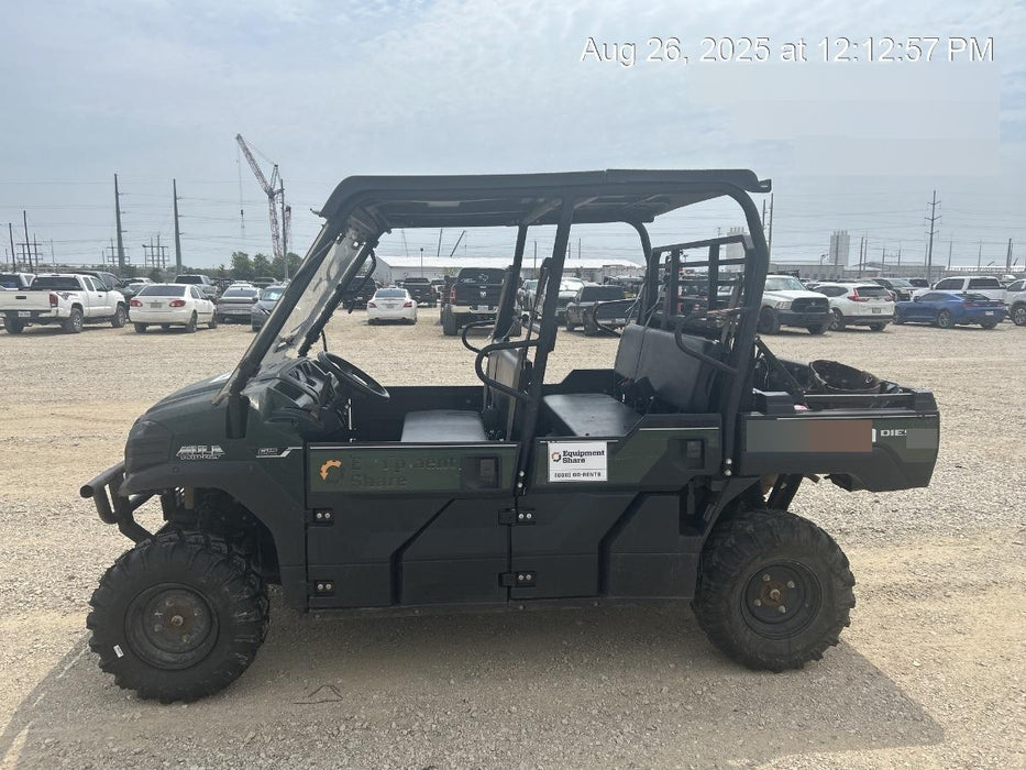 2019 Kawasaki Mule PRO-DXT Standard Options, Backup Alarm, Beacon, Plastic Hard Top, Poly Windshield, Horn Kit