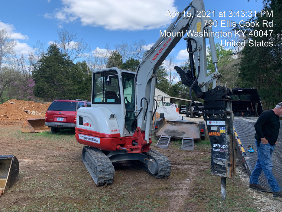 2020 Takeuchi TB235-2CR Cab/Heat/Air, Rubber Tracks, Manual TAG QC