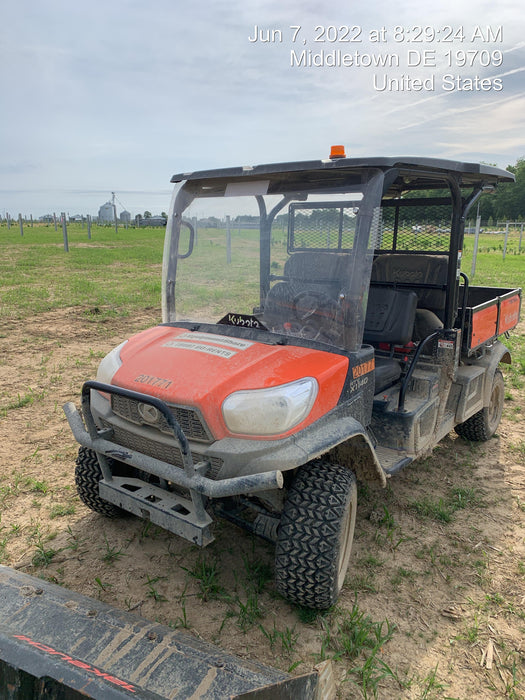 2022 Kubota RTV-X1140W-H Plastic Canopy, Windshield Acrylic Clear, LED Strobe Light, Wire Harness Kit, Back up Alarm