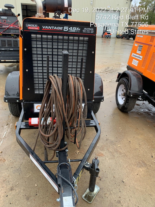 2022 Lincoln Electric Vantage 549X Crosslink Technology, Trailer Mounted, ES Decals, T3