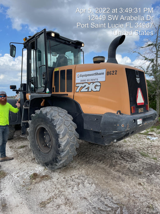 2018 Case 721G CLOSED CAB, JRB 416 STYLE HYD COUPLER