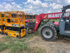 2018 Manitou MTA8044 MTA 8044 - 74 HP T4, Canopy, Worklights/Strobe, Beacon, 66" Carriage, 48" Forks, Solid Tires, Lift Hook, Aux Hydraulics
