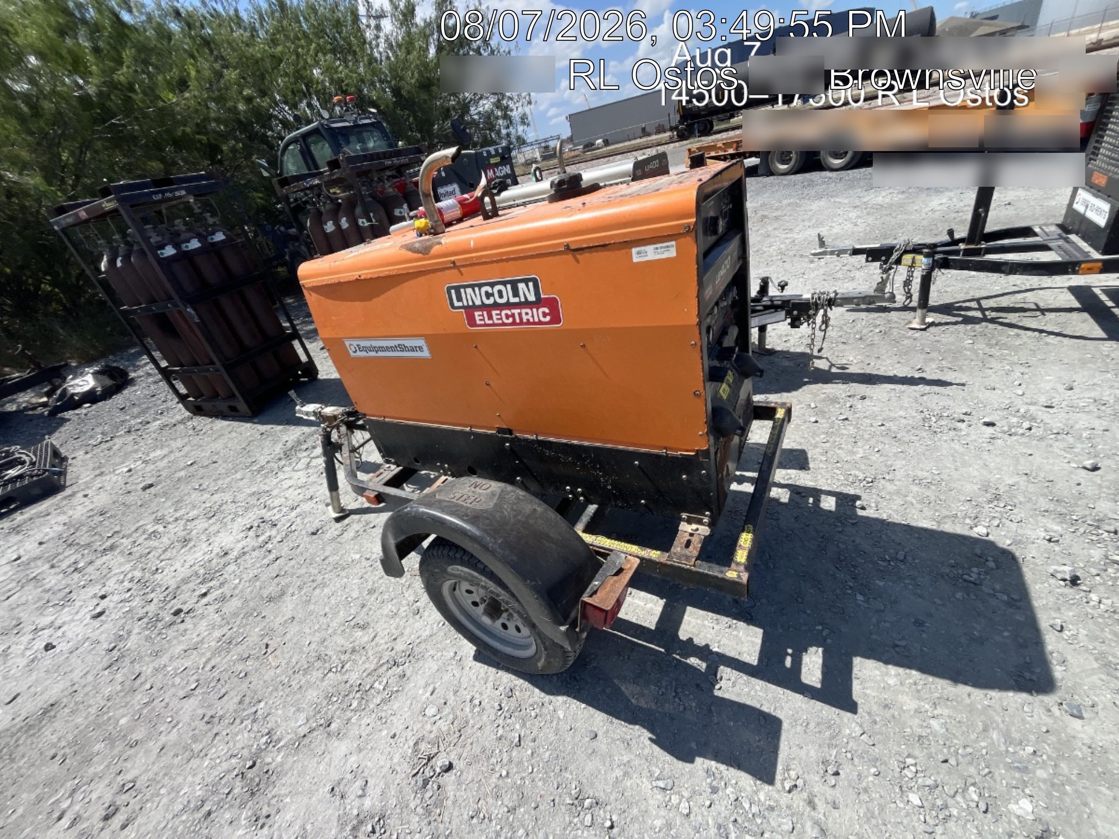 2022 Lincoln Electric LE400 Kubota V1505, Trlr, Cable Rack, Light Kit, ES Decals, T3