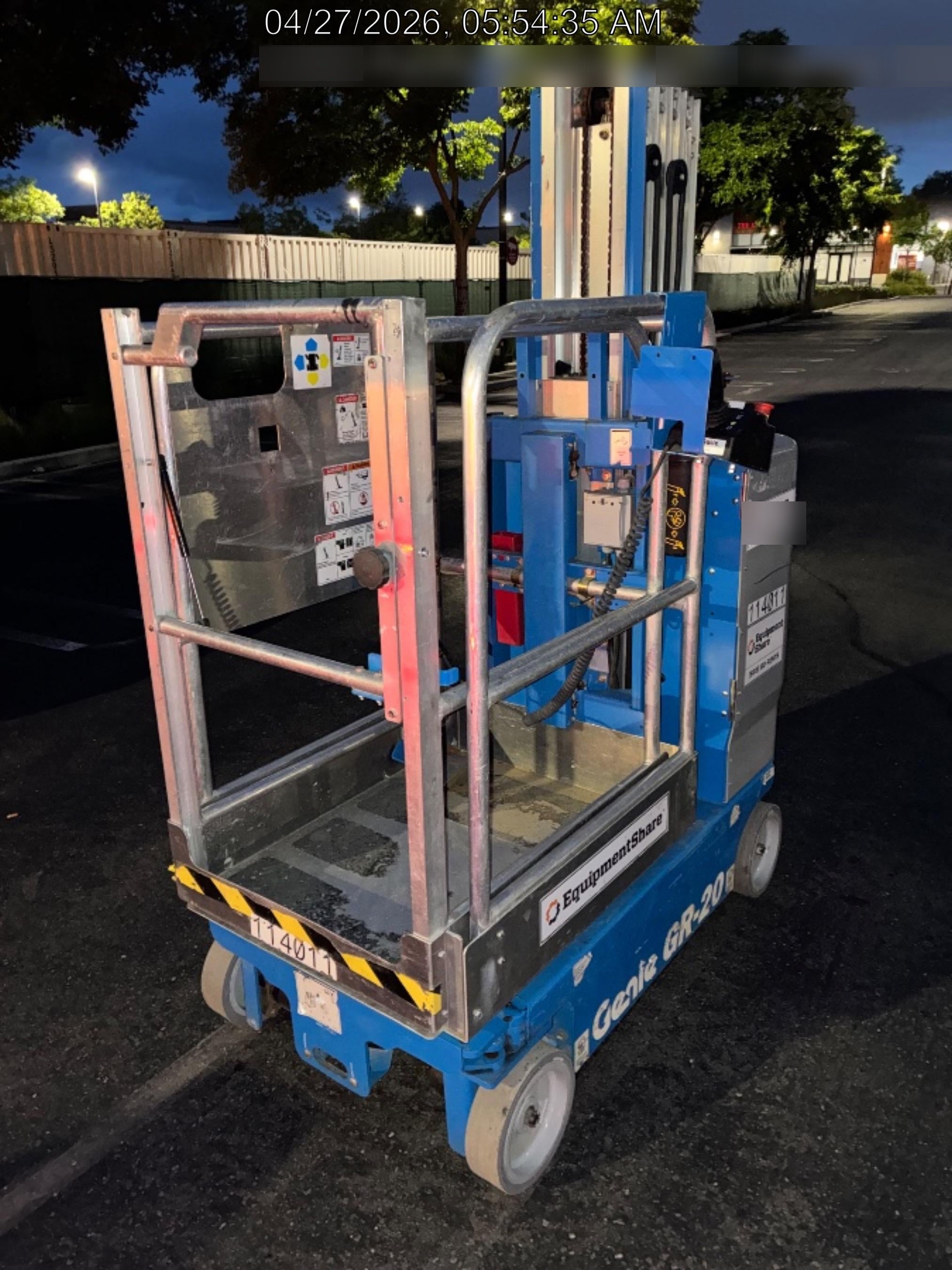 2020 GENIE GR-20
