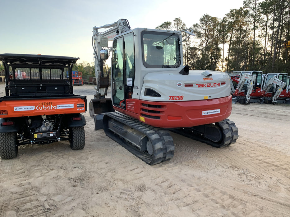 2020 Takeuchi TB290C Cab/Heat/Air, Rubber Tracks, Manual TAG QC