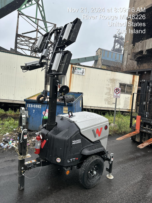 2024 Wacker Neuson LTT4 Diesel, Kohler KDW702, Deep Sea Controller, Auto Start, LED 320W, Bypass Outlet, T3