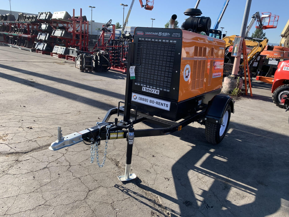 2021 Lincoln Electric Vantage 549X Ready Pak 3, ORANGE (includes trailer, cable rack, fender light kit)