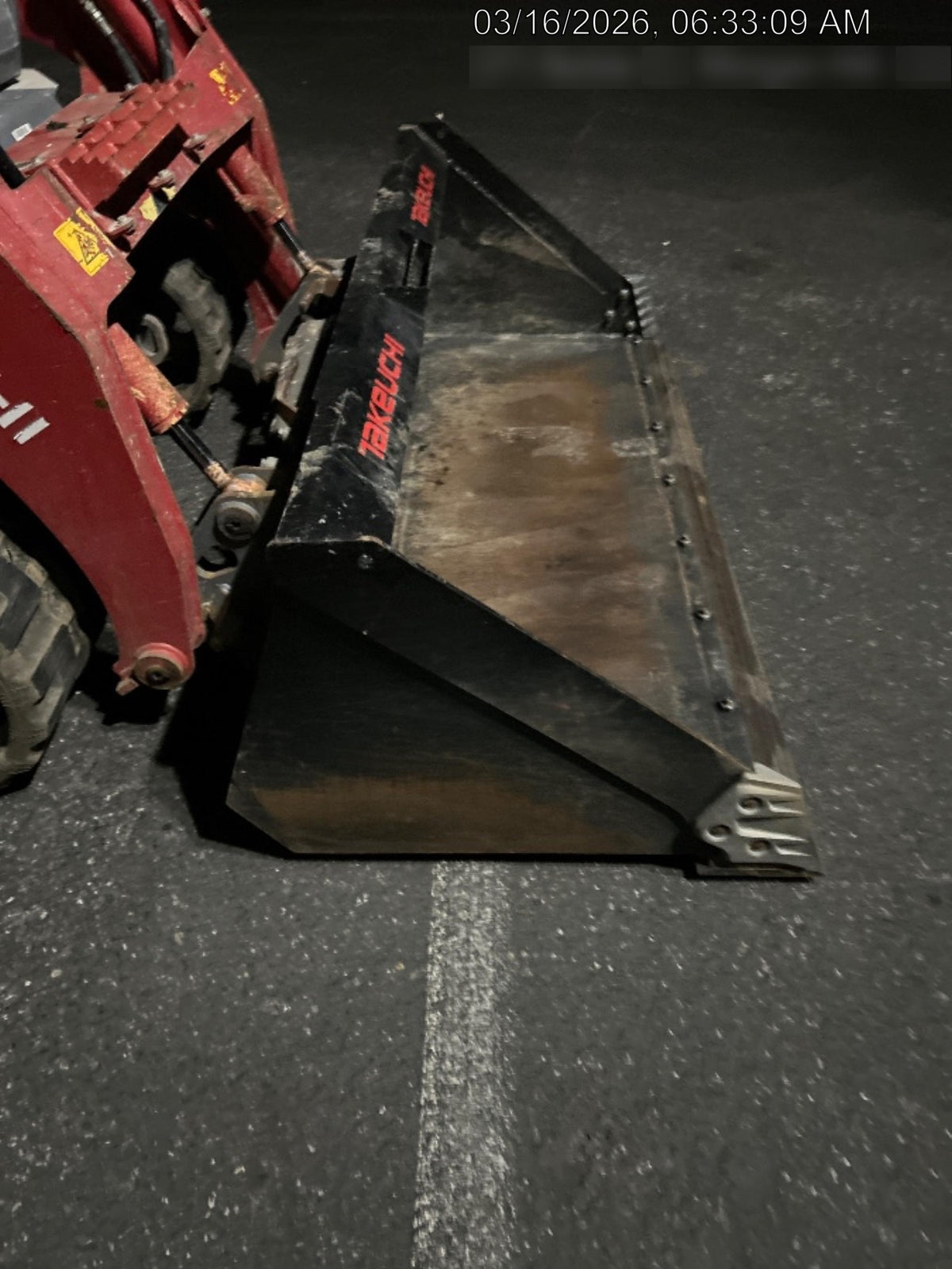 2025 TAKEUCHI 76" Smooth Bucket - Takeuchi
