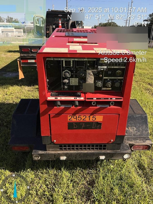 2023 Shindaiwa DGW400MDL Kubota D902 Engine, 23 HP, Dual Op Welder, Wire, Arc, Droop Stick, Tig, and CC Stick Functionality, Simulphase, 3 Phase and 1 Phase Gen Output, Single Axle NB Trlr, Slr Trckl Chrg 12V 12W, Fire Ext
