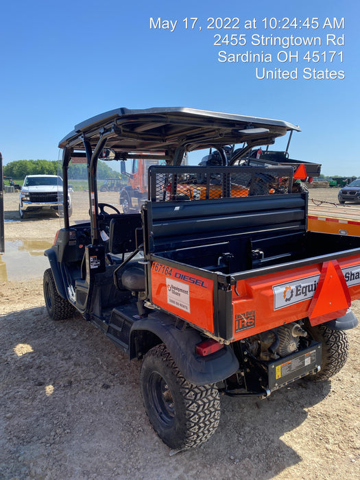 2022 Kubota RTV-X1140W-H Plastic Canopy, Windshield Acrylic Clear, LED Strobe Light, Wire Harness Kit, Back up Alarm