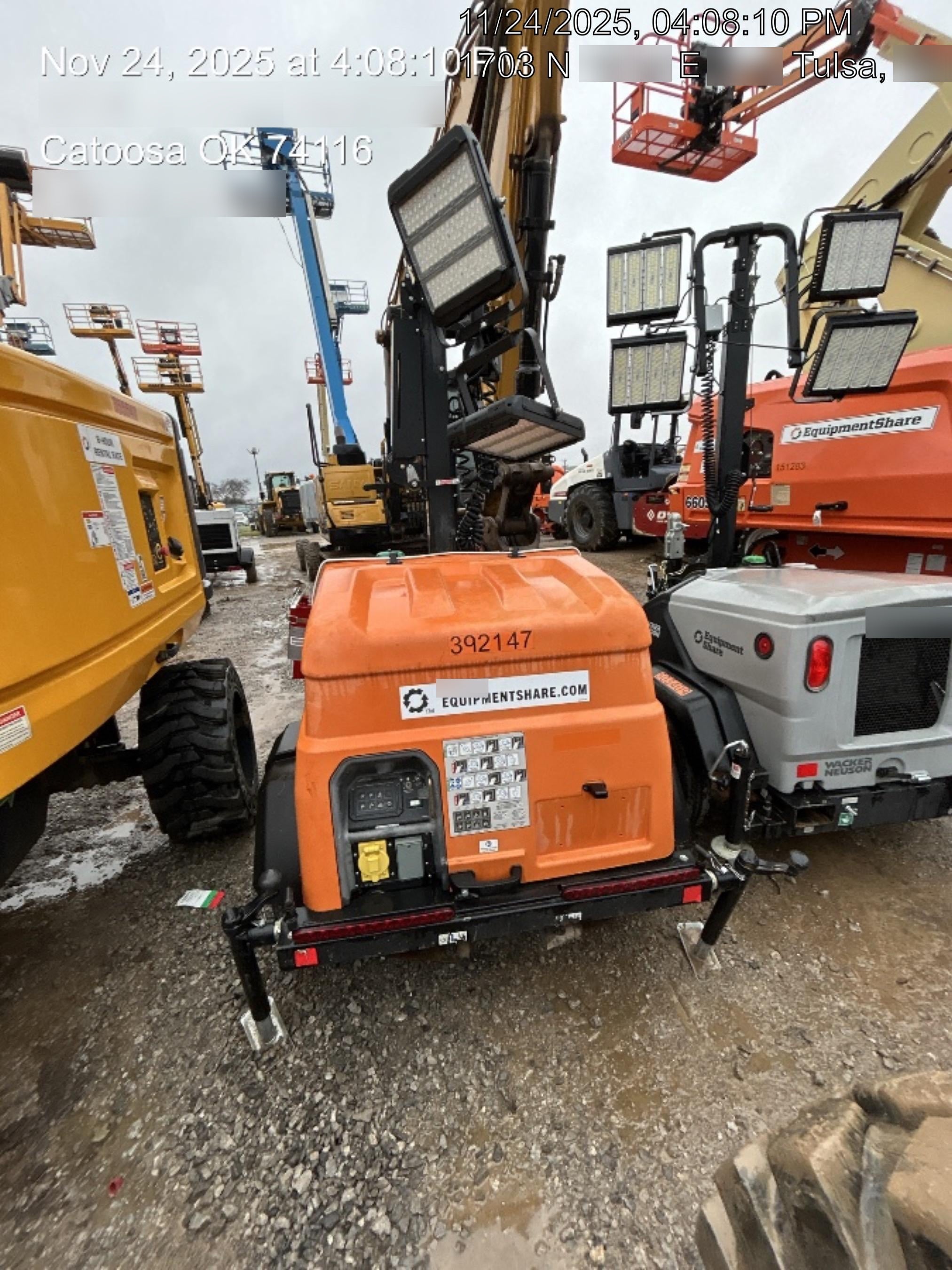 2024 Generac MLT2 Diesel, Flex Switch 120V Input, Powerzone Controller, 
(4) 320W LED Lights, 4kW Generator, 39.9 Gal Fuel Tank, 2" Ball, T3