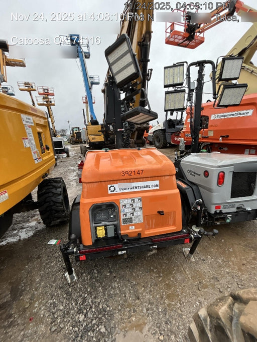 2024 Generac MLT2 Diesel, Flex Switch 120V Input, Powerzone Controller, 
(4) 320W LED Lights, 4kW Generator, 39.9 Gal Fuel Tank, 2" Ball, T3