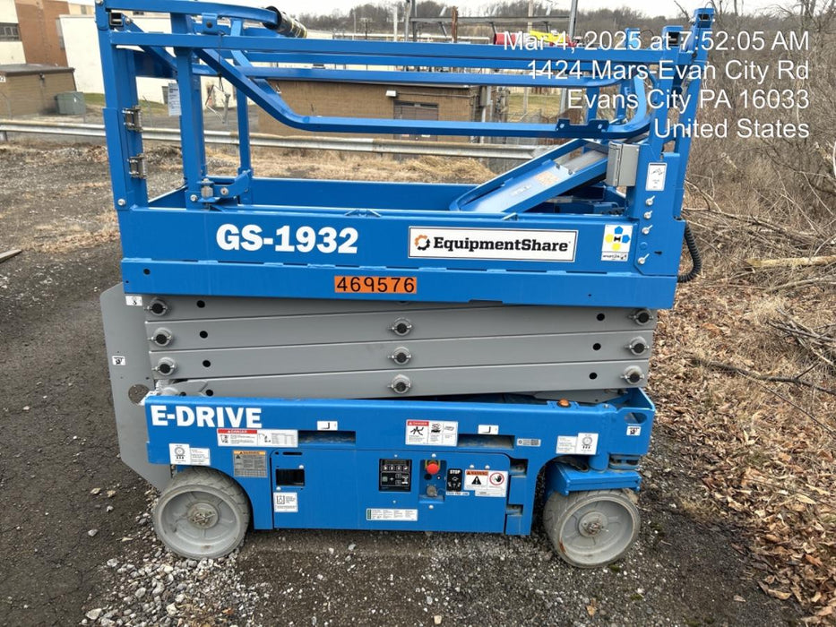2024 Genie GS-1932 Electric Drive, Sld NM Tires, DBcns, T3 + Access Control
