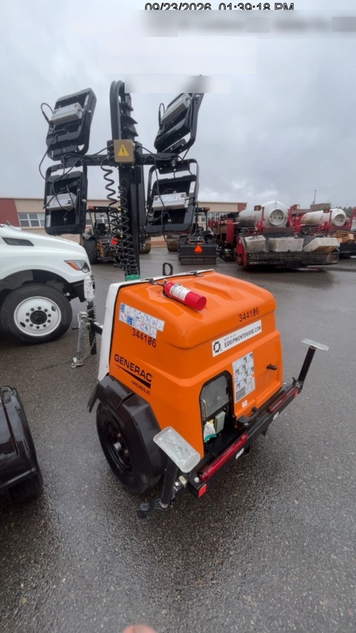 2023 Generac MLT2 Diesel, Flex Switch 120V Input, Powerzone Controller, (4) 320W LED Lights, 4kW Generator, 39.9 Gal Fuel Tank, 2" Ball, T3