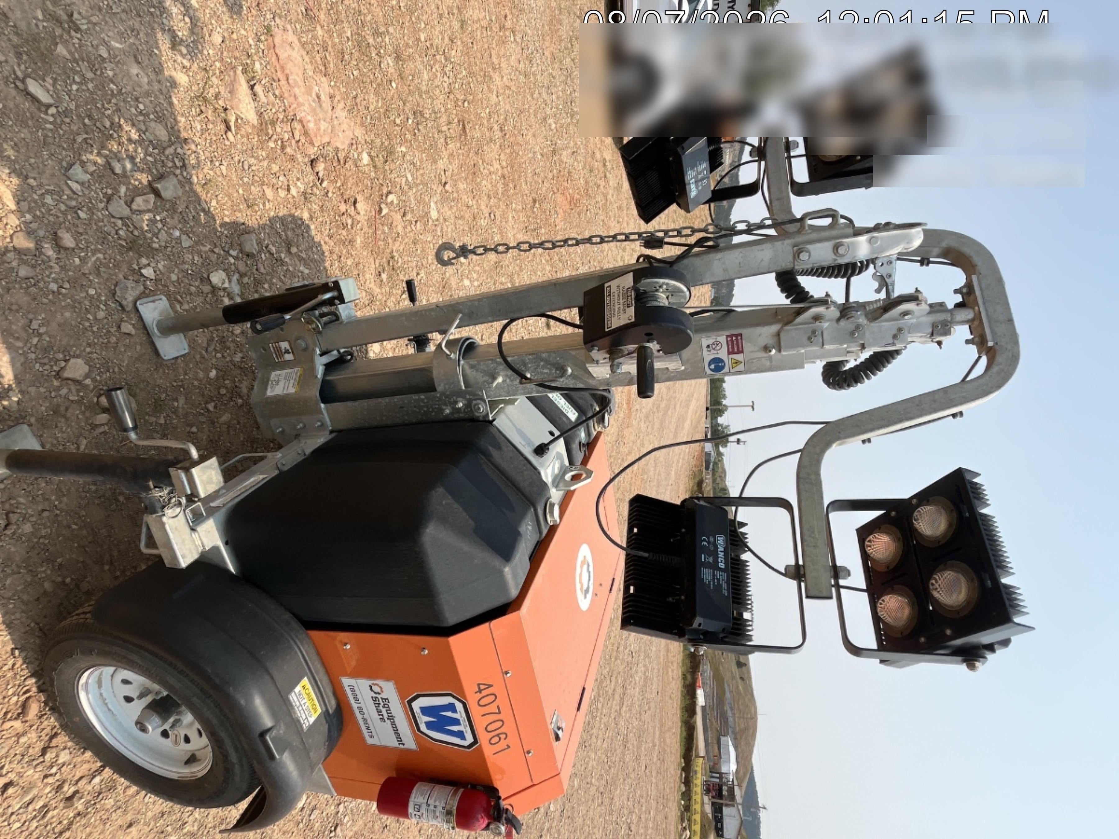2024 Wanco WLTT-4MM4K Diesel, Deep Sea Controller, Shore Power Plug, Auto Start, (4) 350W LED Floodlights, 4kW Generator, 60 Gal Fuel Tank, 2" Ball, T3