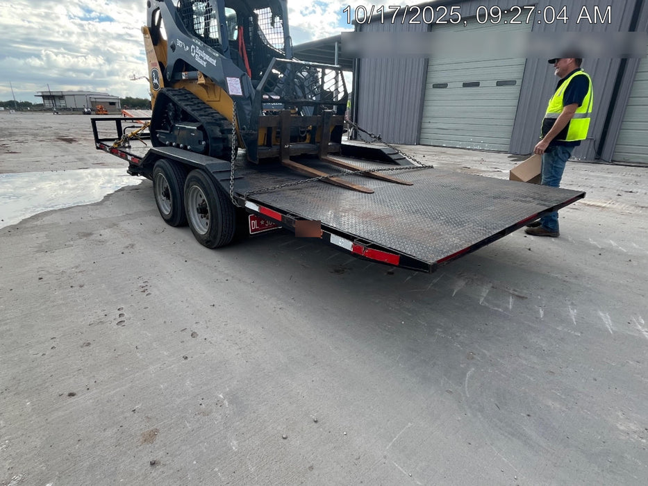 2024 TEXAS PRIDE TRAILERS 21' Lowboy Gravity Tilt Bed 14K Bumper Pull Trailer