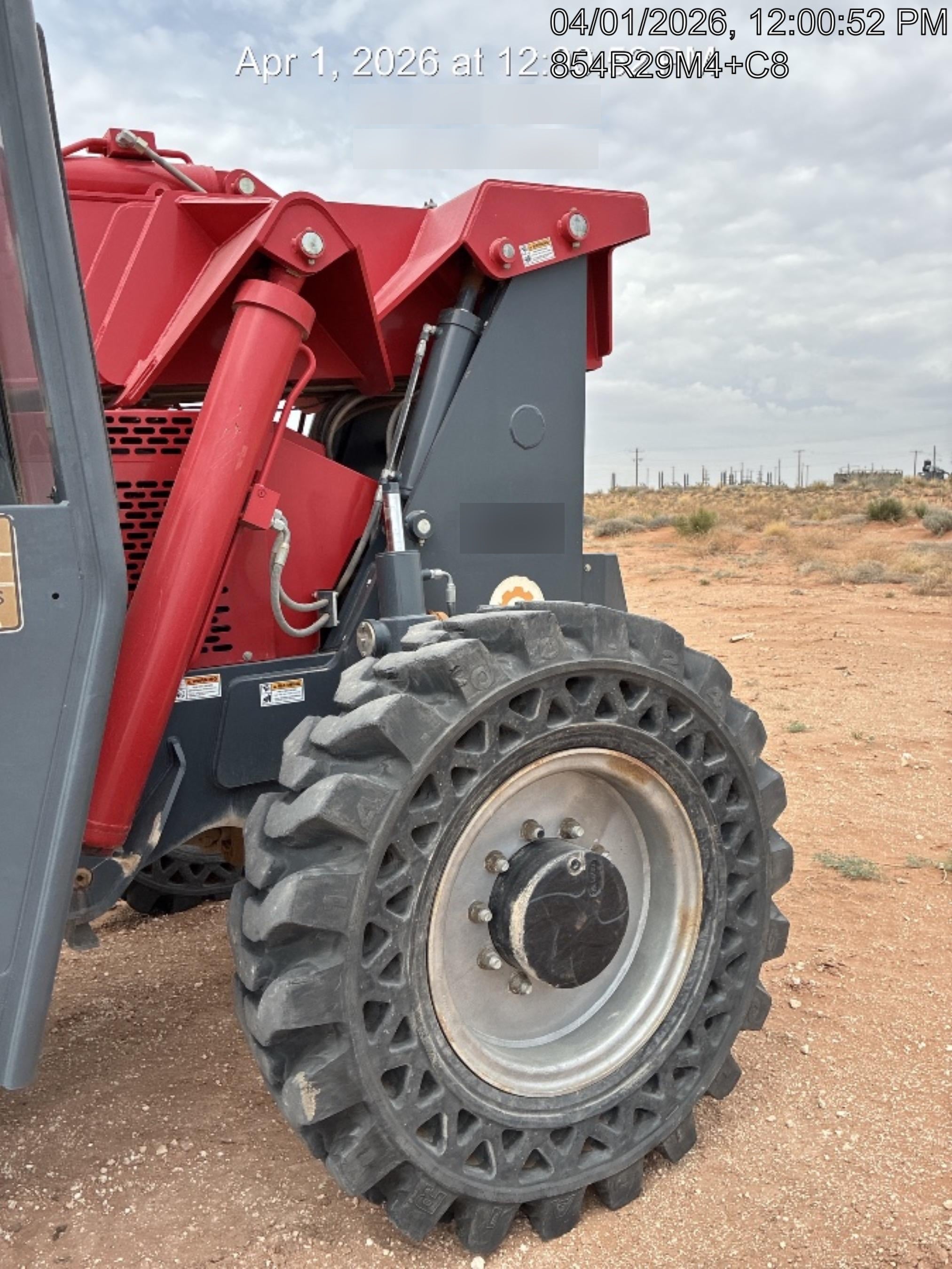 2018 Manitou MTA10055 Manitou MTA10055 - Canopy, Worklights, Beacon, 66" Carriage, 60" Forks, Solid Tires, Aux Hydraulics