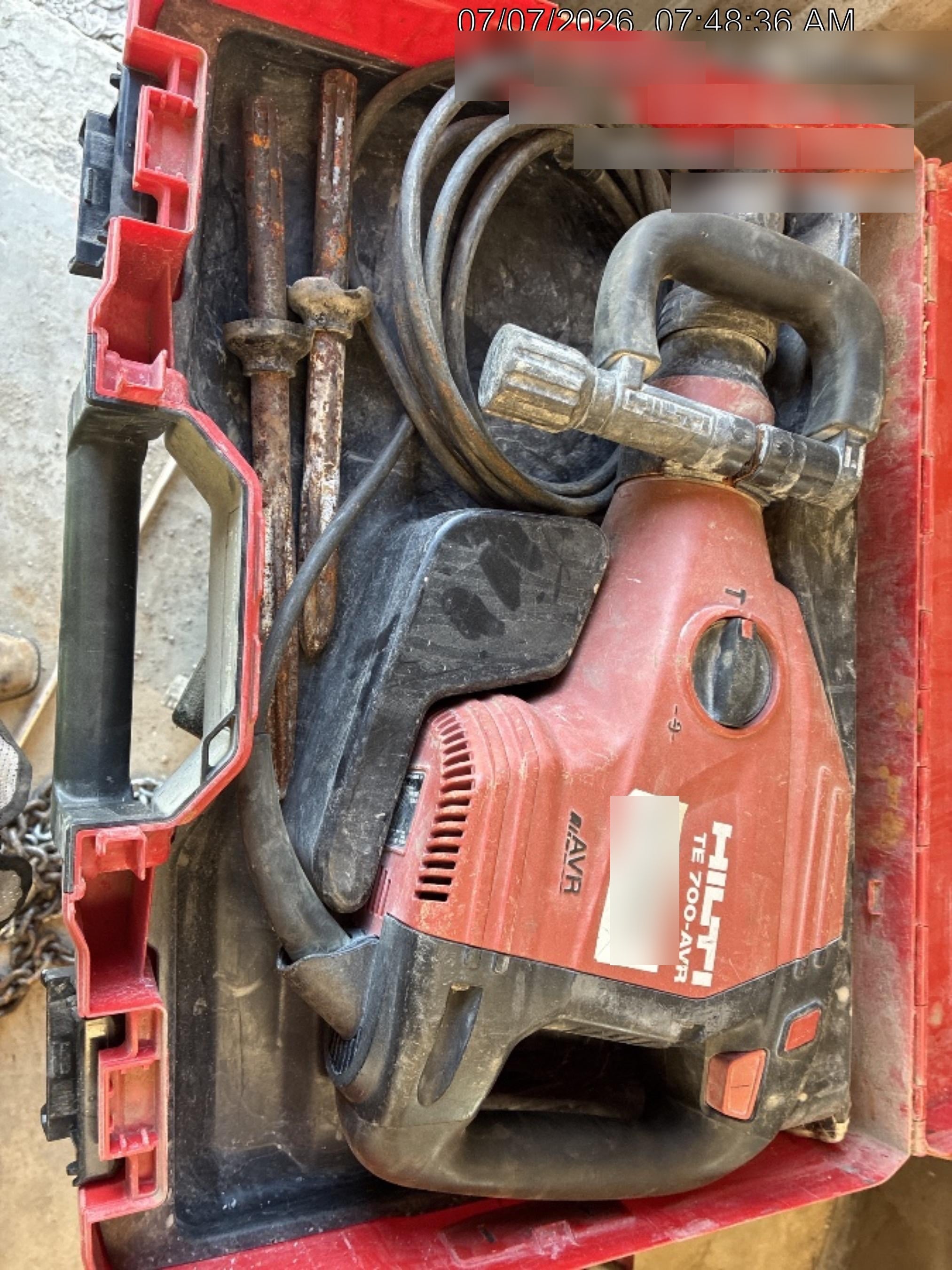 2019 HILTI TE 700-AVR