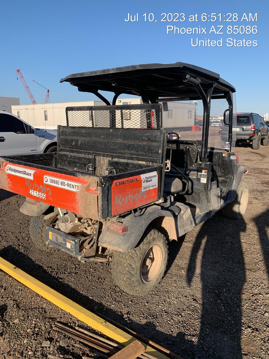 2022 Kubota RTV-X1140W-H Plastic Canopy, Windshield Acrylic Clear, LED Strobe Light, Wire Harness Kit, Back up Alarm