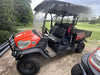 2022 Kubota RTV-X1140W-H Plastic Canopy, Windshield Acrylic Clear, LED Strobe Light, Wire Harness Kit, Back up Alarm
