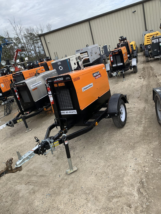 2022 Lincoln Electric LE400 Kubota V1505, Trlr, Cable Rack, Light Kit, ES Decals, T3