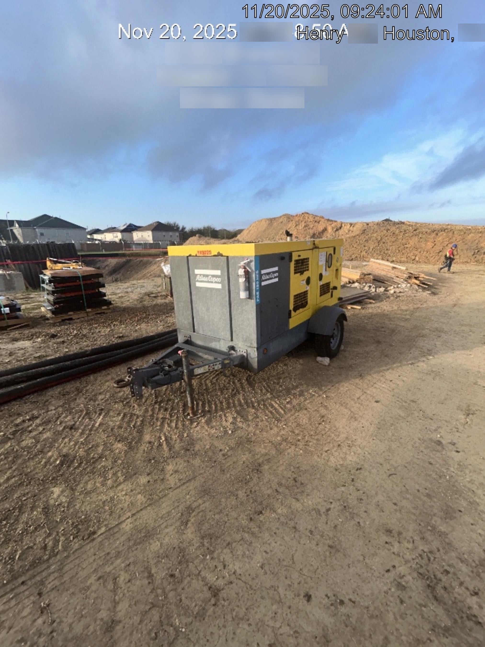 2020 ATLAS COPCO PAS 150 HF CS Enclosed