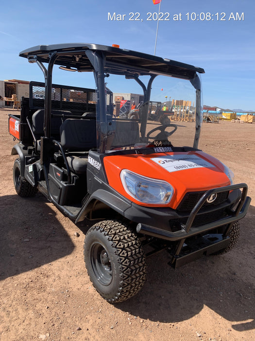 2022 Kubota RTV-X1140W-H Plastic Canopy, Windshield Acrylic Clear, LED Strobe Light, Wire Harness Kit, Back up Alarm