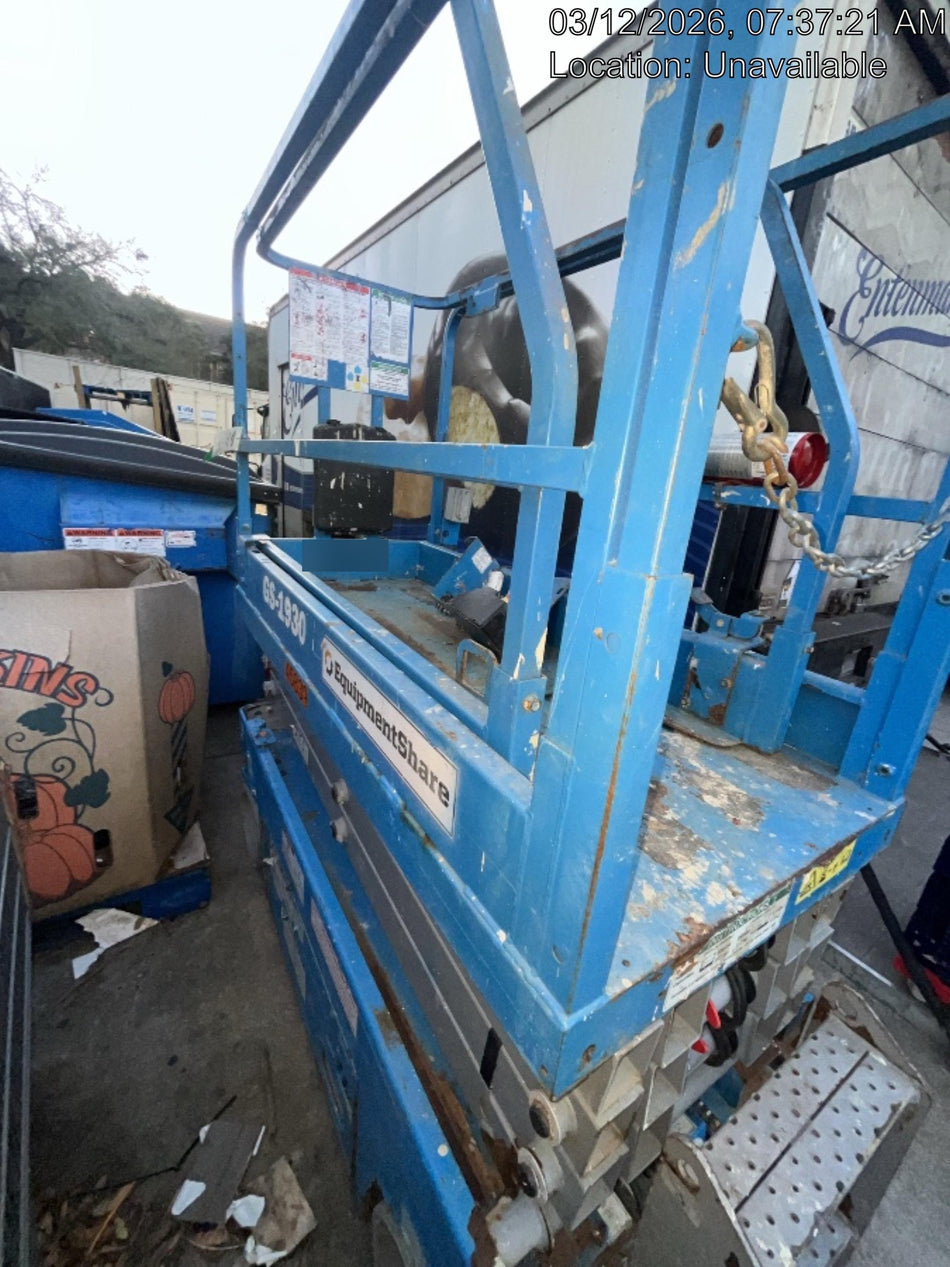 2019 Genie GS-1930 Fixed rails with chain Entry