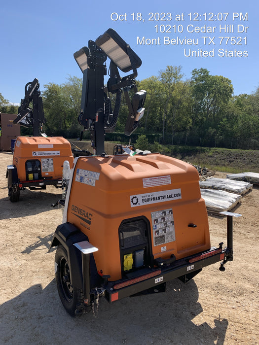 2023 Generac MLT2 Diesel, Flex Switch 120V Input, Powerzone Controller, 
(4) 320W LED Lights, 4kW Generator, 39.9 Gal Fuel Tank, 2" Ball, T3