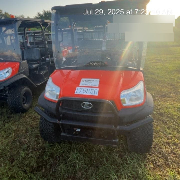 2022 Kubota RTV-X1140W-H Plastic Canopy, Windshield Acrylic Clear, LED Strobe Light, Wire Harness Kit, Back up Alarm