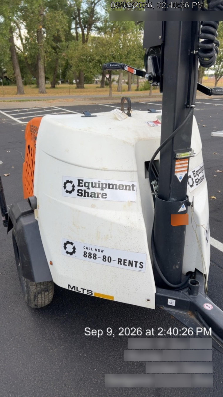 2023 Generac MLT2 Diesel, Flex Switch 120V Input, Powerzone Controller, (4) 320W LED Lights, 4kW Generator, 39.9 Gal Fuel Tank, 2" Ball, T3