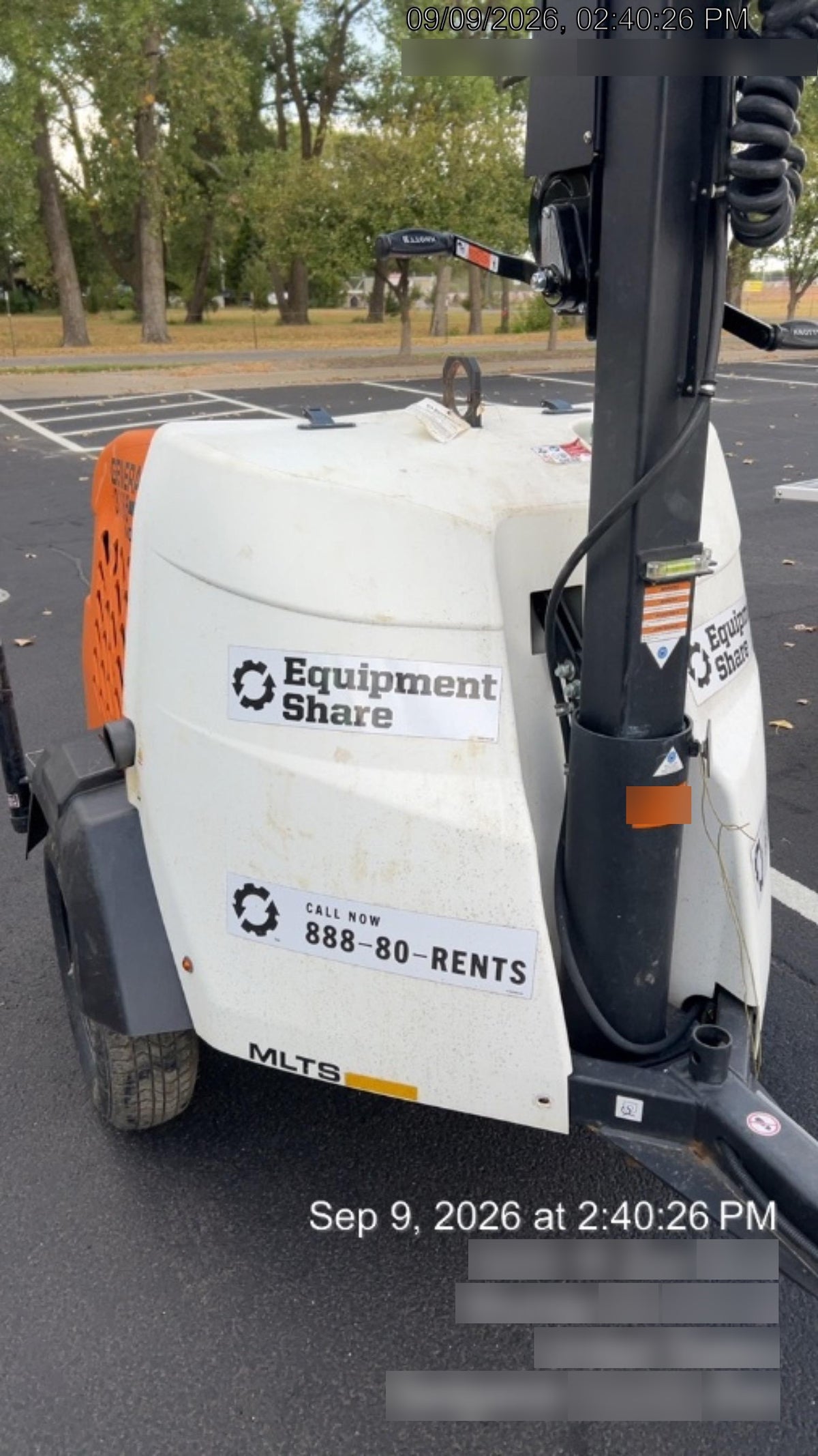 2023 Generac MLT2 Diesel, Flex Switch 120V Input, Powerzone Controller, (4) 320W LED Lights, 4kW Generator, 39.9 Gal Fuel Tank, 2" Ball, T3