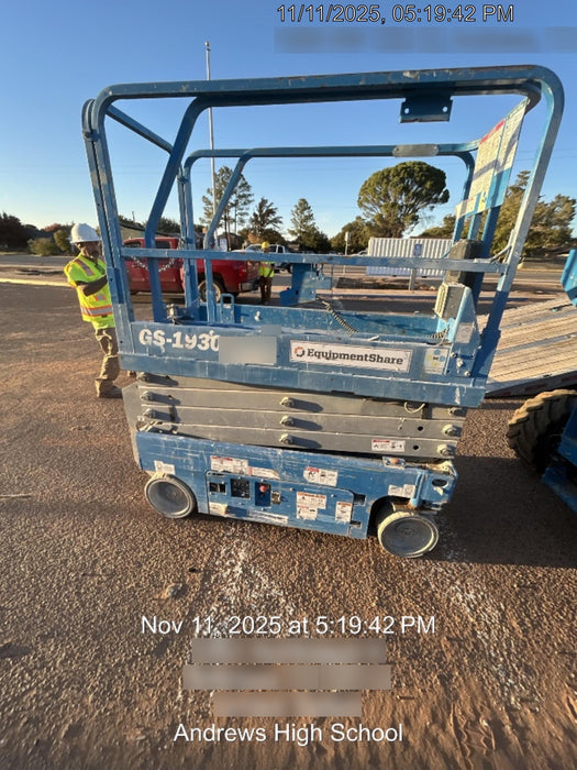 2018 Genie GS-1930 Genie GS-1930 Scissor Lift w/Standard Options