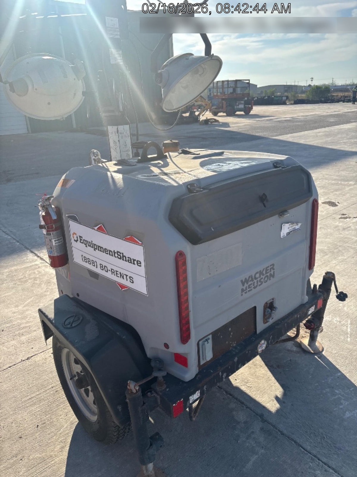 2020 Wacker Neuson LTV6L Standard Metal Halide Light Tower