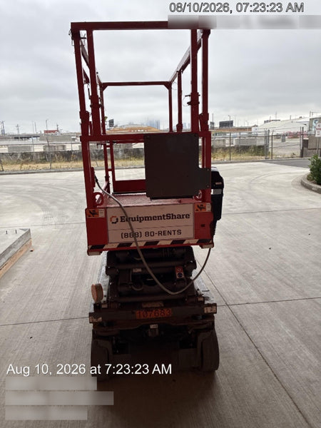 2020 Skyjack SJIII-3219 Solid NM Tires, Half height spring hinged entry gate, Dual Beacons, 800W Inverter