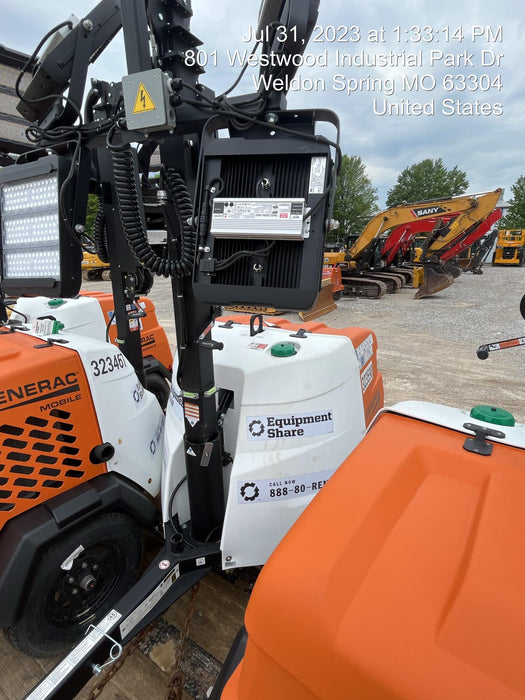 2023 Generac MLT2 Diesel, Flex Switch 120V Input, Powerzone Controller, (4) 320W LED Lights, 4kW Generator, 39.9 Gal Fuel Tank, 2" Ball, T3