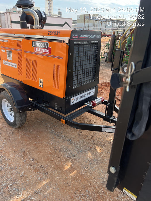 2022 Lincoln Electric Vantage 549X Crosslink Technology, Trailer Mounted, ES Decals, T3