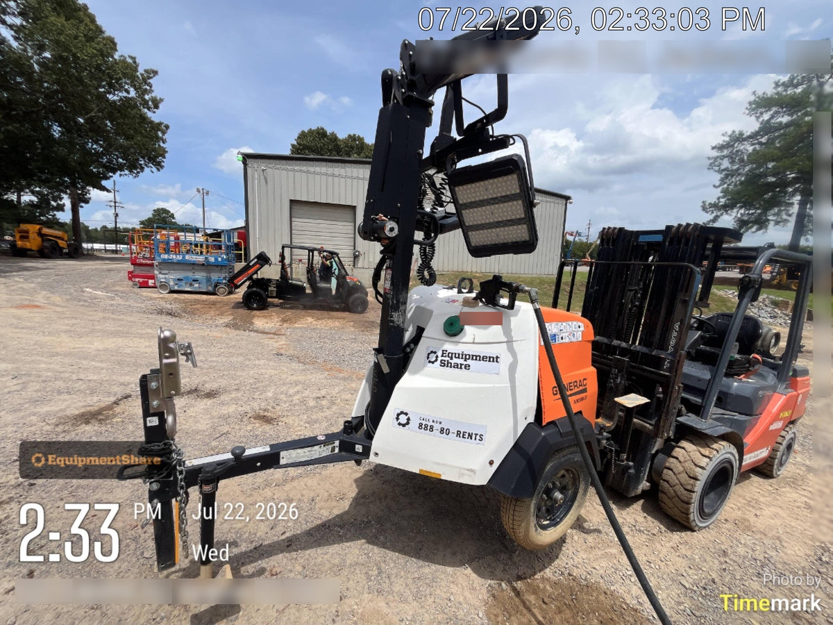 2024 Generac MLT6SKDS-STD4 ELEC WINCH Diesel, Electric Winch Mast, Powerzone Controller, (4) 320W LED Lights, 4kW Generator, 39.9 Gal Fuel Tank, 2" pintle, T3