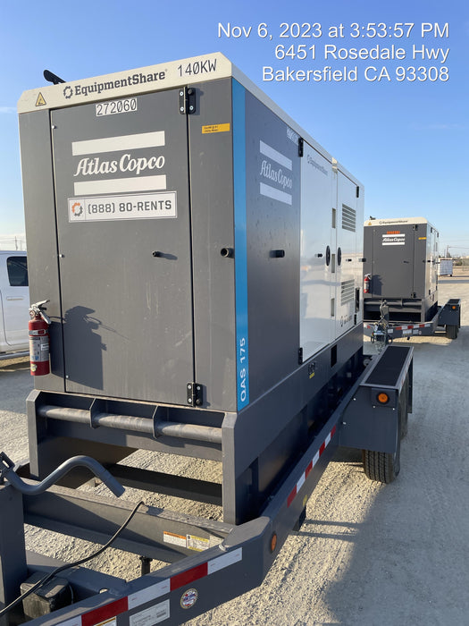 2022 ATLAS COPCO QAS 175