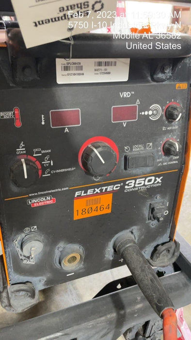 2021 LINCOLN ELECTRIC FLEXTEC 350X