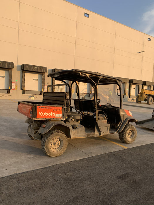 2022 Kubota RTV-X1140W-H Plastic Canopy, Windshield Acrylic Clear, LED Strobe Light, Wire Harness Kit, Back up Alarm