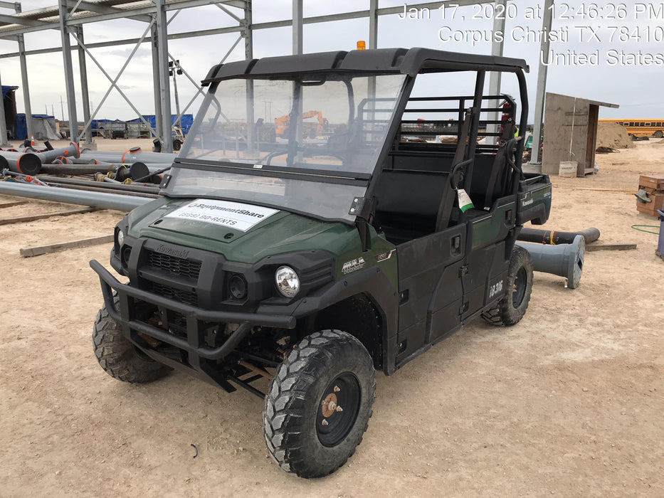 2018 Kawasaki MULE PRO-DX Kawasaki Mule 4x4 Diesel UTV w/Hard Top, Windshield, Beacon, Backup Alarm, ES Keypad/Hardware Installed