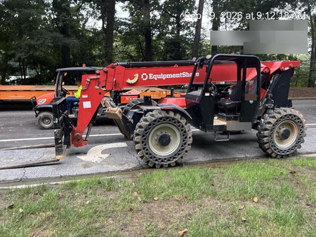 2020 Manitou MTA10055 Canopy, 120 HP, Solid Tires, Work Lights, Lift Hook, Auxiliary Hydraulics w/66" Carriage and 60" Forks