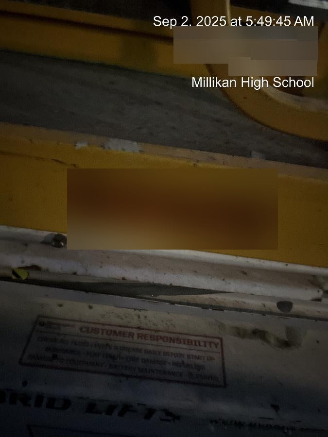 Custom Equipment HB-1430 <ul>
 <li>Hy-Brid Scissor Lift</li>
  <li>Platform capacity up to 670 lbs.</li>
  <li>Working height up to 20 ft</li>
  <li>Weighs under 1,700 lbs.</li>
  <li>Non-marking wheels </li>
</ul>