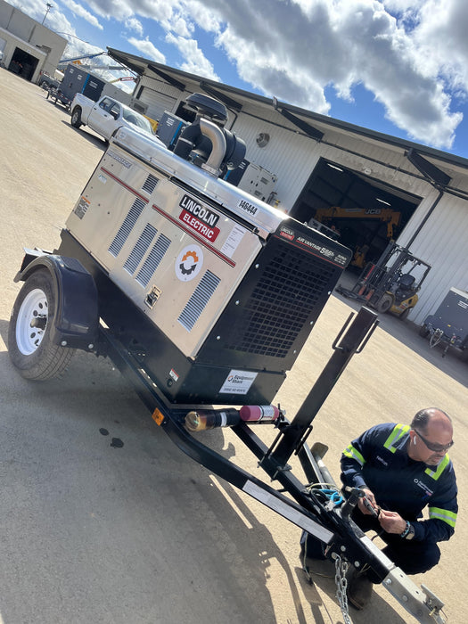 2021 Lincoln Electric Air Vantage 566 Air Vantage 566X Ready Pak 3 (includes trailer, cable rack, fender light kit); no telematics