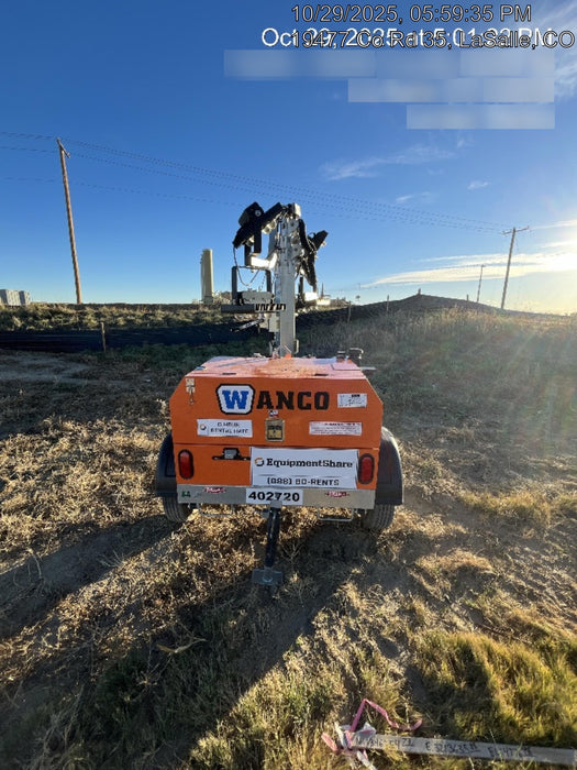 2024 Wanco WLTT-4MM4K Diesel, Deep Sea Controller, Shore Power Plug, Auto Start, (4) 350W LED Floodlights, 4kW Generator, 60 Gal Fuel Tank, 2" Ball, T3