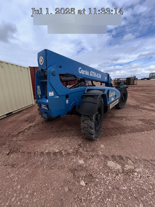 2018 Genie GTH-636 Genie GTH-636 w/Open ROPS, Work Lights, Solid Tires, RH Cab Mesh, Beacon, 48" Carriage and Forks
