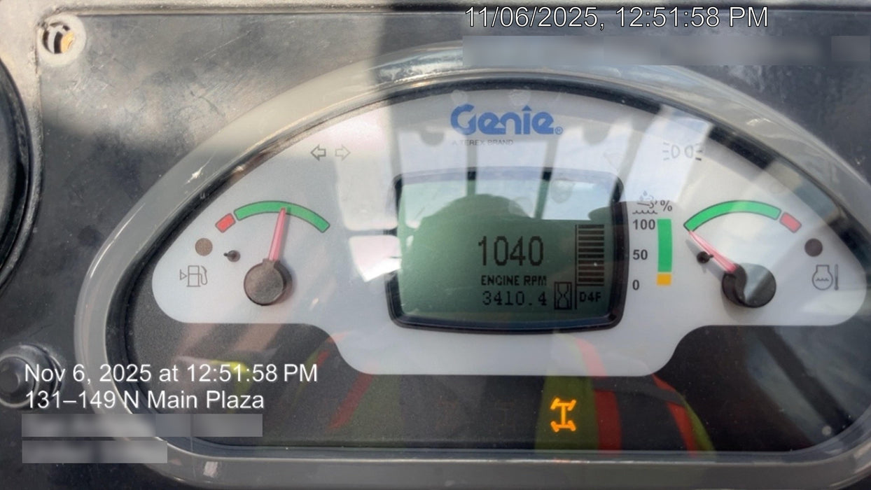 2018 Genie GTH-1056 GTH-1056 w/CAB, Solid Tires, Work Lights, 60" carriage/forks, cab mesh, beacon