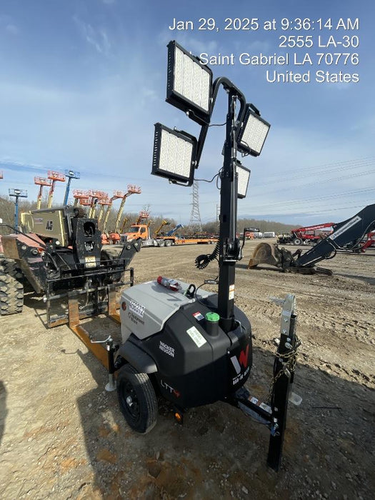 2024 Wacker Neuson LTT4 Diesel, Kohler KDW702, Deep Sea Controller, Auto Start, LED 320W, Bypass Outlet, T3