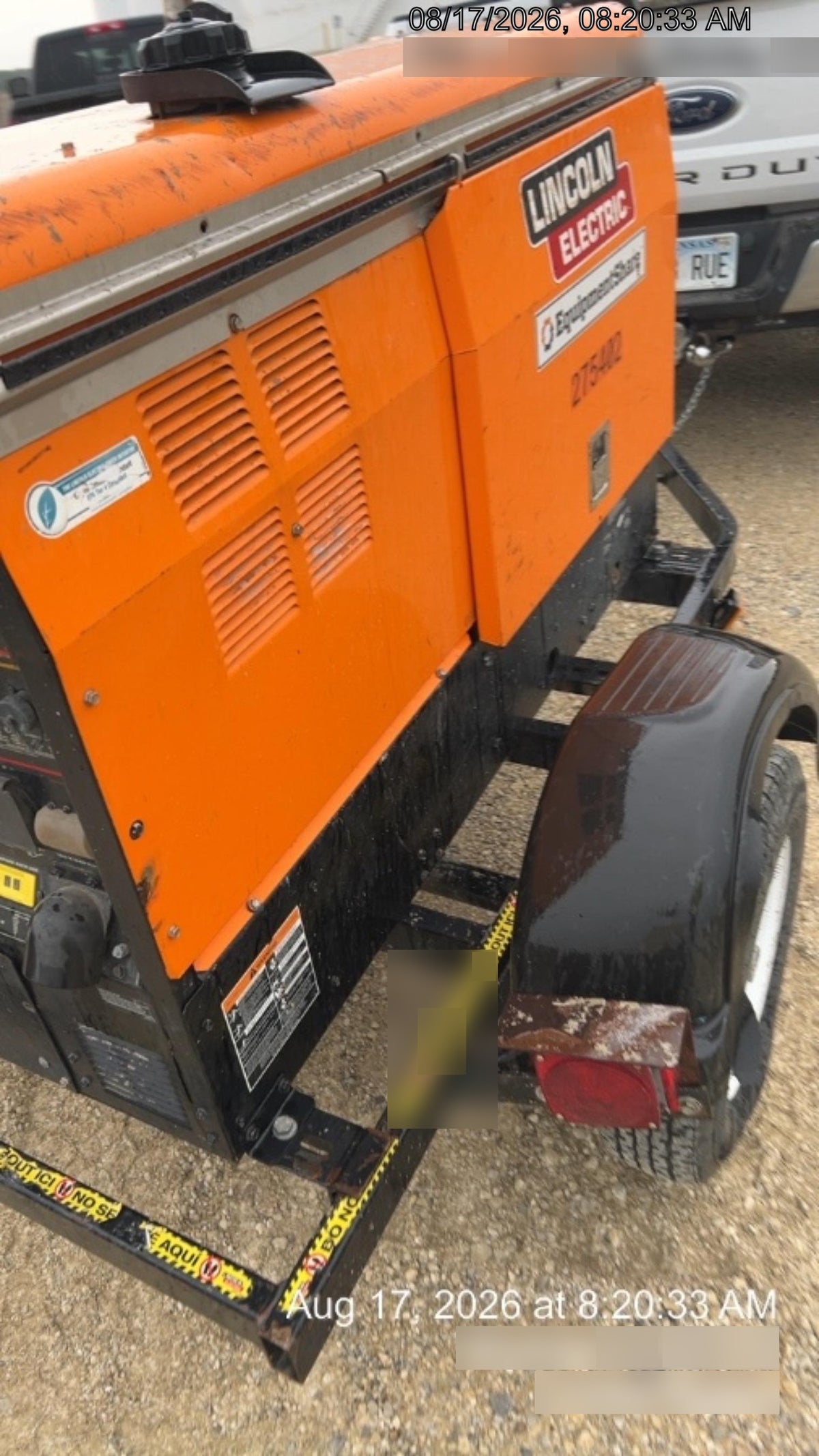 2022 Lincoln Electric LE400 Kubota V1505, Trlr, Cable Rack, Light Kit, ES Decals, T3